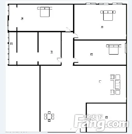 经八路省一建家属院
