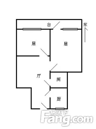 建设路72号户型图