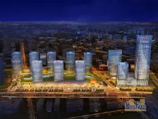 万达广场前排、精装修、月租金1600