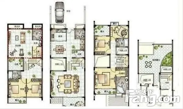 水尚阑珊别墅户型图